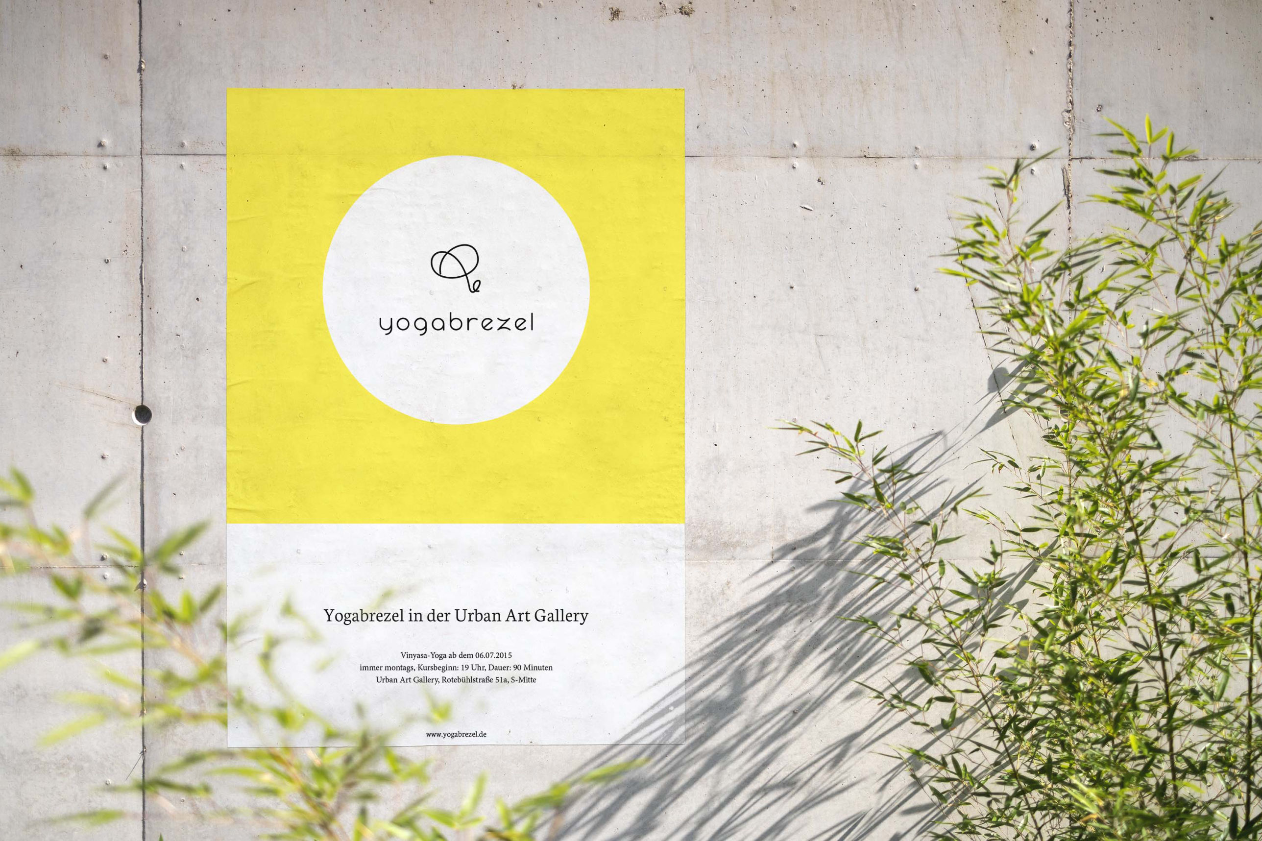 Design Logo Plakat Yoga Stuttgart